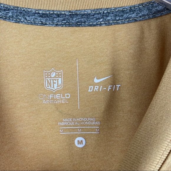 Nike Dri-Fit NFL St. Louis Rams Mustard Fan Shirt - Picture 3 of 6